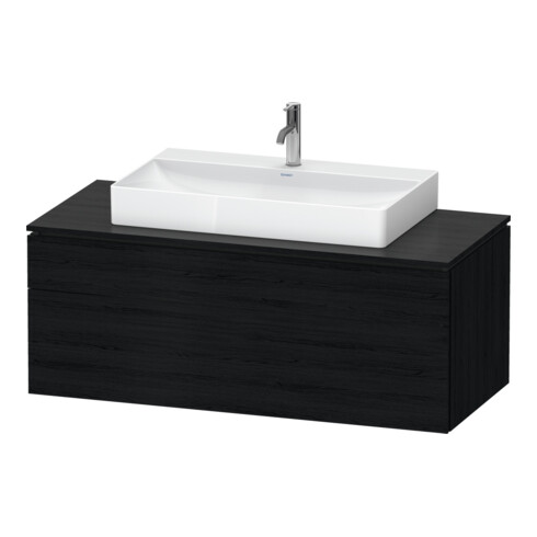 Duravit Meuble sous lavabo L-Cube 122x55 cm, E s, 1 tiroir, 1 coulissant, suspendu