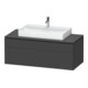 Duravit Meuble sous lavabo L-Cube 122x55 cm, gris, 1 porte, 1 tiroir, suspendu-1