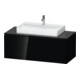 Duravit Meuble sous lavabo L-Cube 122x55 cm, gris, 1 tiroir, 1 coulissant, suspendu-1