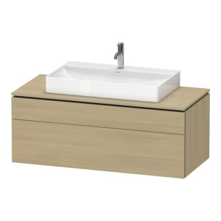 Duravit Meuble sous-lavabo L-Cube 122x55 cm, méd. E, 1 porte, 1 tiroir, suspendu
