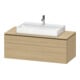 Duravit Meuble sous lavabo L-Cube 122x55cm, E N, 1 tiroir, 1 coulissant, suspendu-1