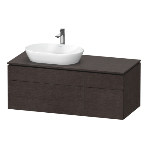 Duravit Meuble sous lavabo L-Cube 122x55x48,2 cm, AS L, E d ge, k EinrSy