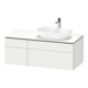Duravit Meuble sous-lavabo L-Cube 122x55x48,2 cm, AS R, blanc mat, 1 tiroir-1