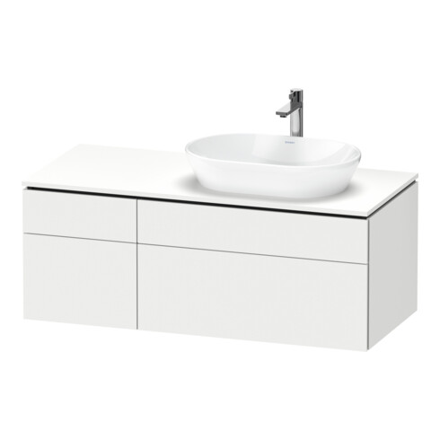 Duravit Meuble sous lavabo L-Cube 122x55x48,2 cm, AS R, blanc mat, k EinrSy
