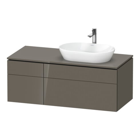 Duravit Meuble sous lavabo L-Cube 122x55x48,2 cm, AS R, f G g, k EinrSy