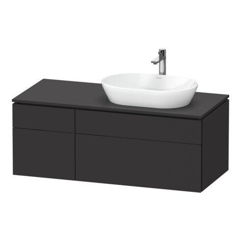 Duravit Meuble sous-lavabo L-Cube 122x55x48,2 cm, AS R, gris m, k EinrSy