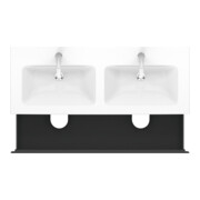 Duravit Meuble sous lavabo L-Cube 129x48,1x55 cm, 2 tiroirs, suspendu, graph ma-2