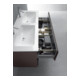 Duravit Meuble sous-lavabo L-Cube 129x48,1x55 cm, 2 tiroirs, wd, chêne foncé structuré