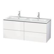 Duravit Meuble sous lavabo L-Cube 129x48,1x55 cm, 4 tiroirs, suspendu, blanc mat-3