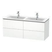 Duravit Meuble sous-lavabo L-Cube 129x48,1x55 cm, 4 tiroirs, suspendu, blanc mat