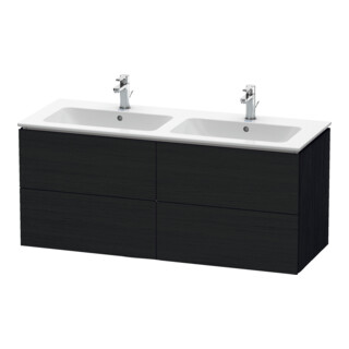 Duravit Meuble sous-lavabo L-Cube 129x48,1x55 cm, 4 tiroirs, suspendu, blanc œuf