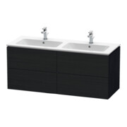 Duravit Meuble sous-lavabo L-Cube 129x48,1x55 cm, 4 tiroirs, suspendu, blanc œuf