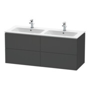 Duravit Meuble sous-lavabo L-Cube 129x48,1x55 cm, 4 tiroirs, suspendu, graph ma