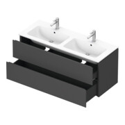Duravit Meuble sous-lavabo L-Cube 129x48,1x55 cm, 4 tiroirs, suspendu, graph ma-5
