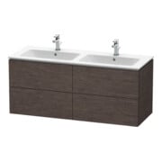 Duravit Meuble sous lavabo L-Cube 129x48,1x55 cm, 4 tiroirs, wd, chêne foncé structuré