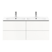 Duravit Meuble sous lavabo L-Cube 129x48,1x55cm, 2 tiroirs, suspendu, blanc mat-2