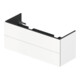 Duravit Meuble sous lavabo L-Cube 129x48,1x55cm, 2 tiroirs, suspendu, blanc mat