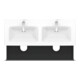 Duravit Meuble sous lavabo L-Cube 129x48,1x55cm, 2 tiroirs, suspendu, blanc mat-4