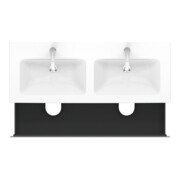 Duravit Meuble sous lavabo L-Cube 129x48,1x55cm, 2 tiroirs, suspendu, blanc mat-4