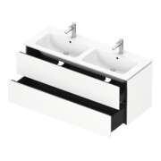 Duravit Meuble sous lavabo L-Cube 129x48,1x55cm, 2 tiroirs, suspendu, blanc mat-5