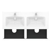Duravit Meuble sous-lavabo L-Cube 129x48,1x55cm, 4 tiroirs, suspendu, blanc mat-2
