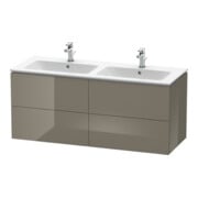 Duravit Meuble sous lavabo L-Cube 129x48,1x55cm, 4 tiroirs, wd, façade laquée brillant-1