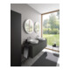 Duravit Meuble sous-lavabo L-Cube 142x55x48,2 cm, 2 tiroirs, gris mat, k EinrSy