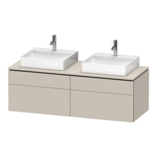 Duravit Meuble sous-lavabo L-Cube 142x55x48,2 cm, 2 tiroirs, T m, k EinrSy