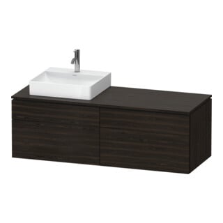 Duravit Meuble sous lavabo L-Cube 142x55x48,2 cm, 2 tiroirs, wd, An L, N geb.