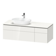 Duravit Meuble sous-lavabo L-Cube 142x55x48,2 cm, AS L, blanc brillant, système d'installation encastré