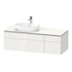 Duravit Meuble sous lavabo L-Cube 142x55x48,2 cm, AS L, blanc brillant, système d'ouverture k-1