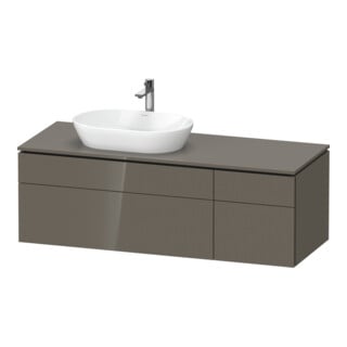 Duravit Meuble sous lavabo L-Cube 142x55x48,2 cm, AS L, f G g, k EinrSy