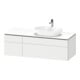 Duravit Meuble sous lavabo L-Cube 142x55x48,2 cm, AS R, blanc mat, 1 tiroir-1