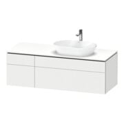 Duravit Meuble sous lavabo L-Cube 142x55x48,2 cm, AS R, blanc mat, 1 tiroir