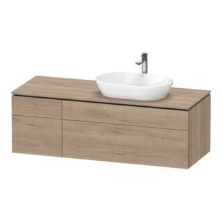 Duravit Meuble sous lavabo L-Cube 142x55x48,2 cm, AS R, E ma, k EinrSy