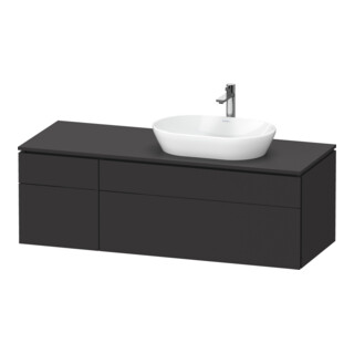 Duravit Meuble sous lavabo L-Cube 142x55x48,2 cm, AS R, gris m, k EinrSy