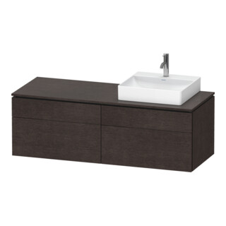 Duravit Meuble sous-lavabo L-Cube 142x55x48,2cm, 2 tiroirs, wd, à droite, E d geb.