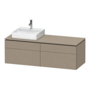 Duravit Meuble sous-lavabo L-Cube 142x55x48,2cm, 2 tiroirs, wd, connex. g, lei