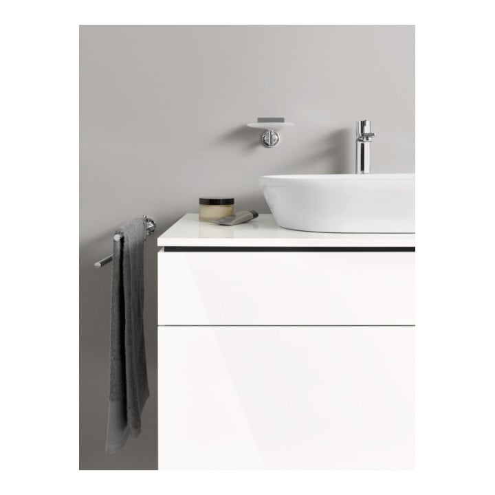 Duravit Meuble sous-lavabo L-Cube 162x55x48,2 cm, 2 tiroirs, blanc brillant, système d’ouverture en douceur