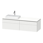 Duravit Meuble sous-lavabo L-Cube 162x55x48,2 cm, 2 tiroirs, blanc mat-1