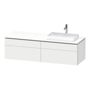 Duravit Meuble sous lavabo L-Cube 162x55x48,2 cm, 2 tiroirs, blanc mat-1