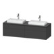 Duravit Meuble sous-lavabo L-Cube 162x55x48,2 cm, 2 tiroirs, gris m, k EinrSy-1