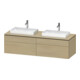 Duravit Meuble sous lavabo L-Cube 162x55x48,2 cm, 2 tiroirs, med. E, k EinrSy-1