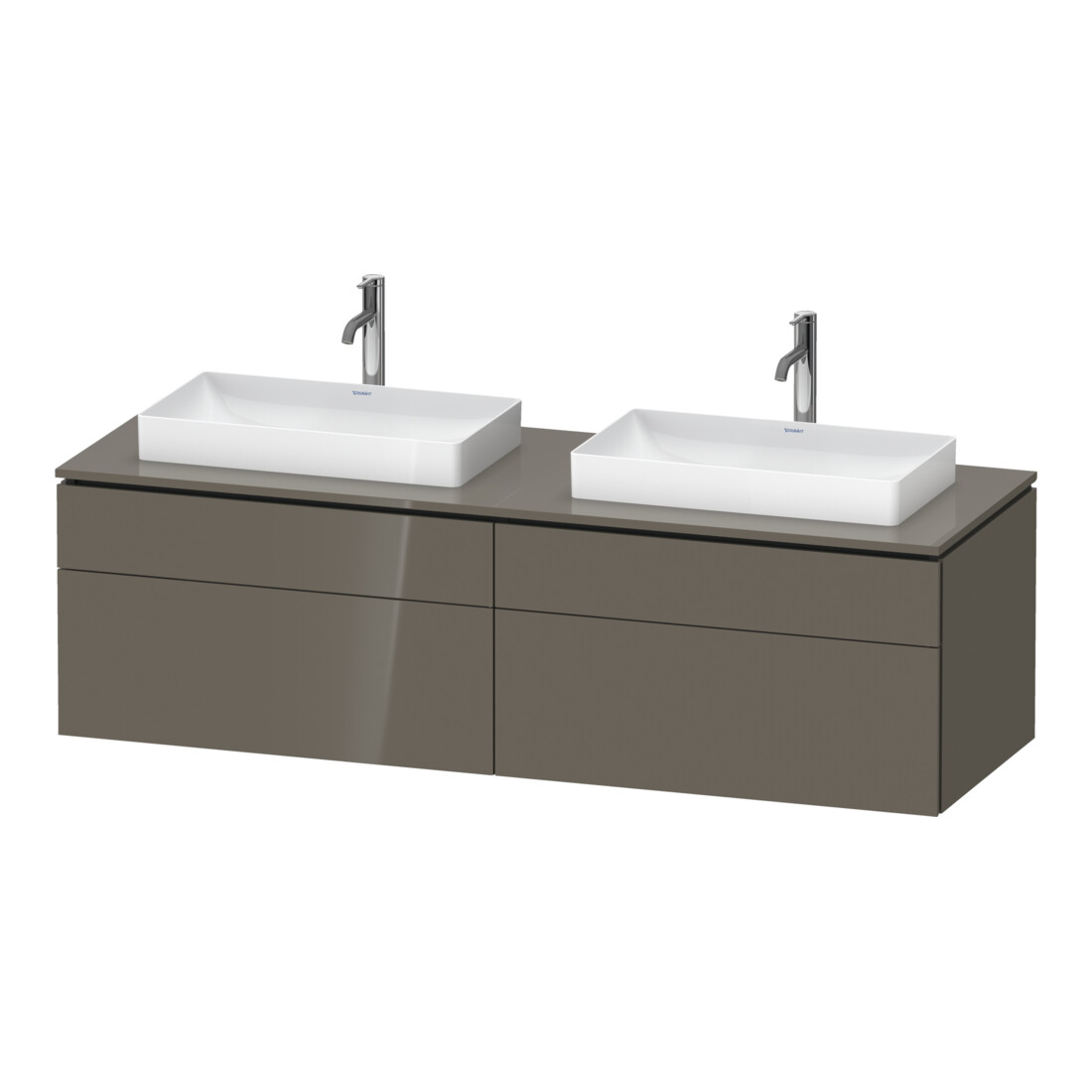 Duravit Meuble sous-lavabo L-Cube 162x55x48,2 cm, 2 tiroirs, pour G g, k EinrSy