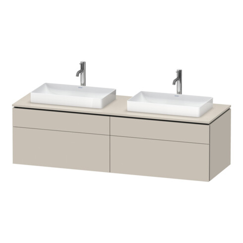 Duravit Meuble sous-lavabo L-Cube 162x55x48,2 cm, 2 tiroirs, T m, k EinrSy