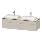 Duravit Meuble sous-lavabo L-Cube 162x55x48,2 cm, 2 tiroirs, T m, k EinrSy