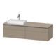 Duravit Meuble sous lavabo L-Cube 162x55x48,2 cm, 2 tiroirs, wd, AS gauche, lei-1