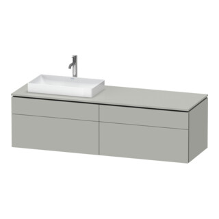 Duravit Meuble sous lavabo L-Cube 162x55x48,2 cm, 2 tiroirs, wd, AS L, bg ma