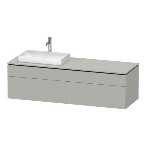Duravit Meuble sous lavabo L-Cube 162x55x48,2 cm, 2 tiroirs, wd, AS L, bg ma