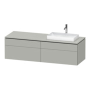 Duravit Meuble sous-lavabo L-Cube 162x55x48,2 cm, 2 tiroirs, wd, AS R, bg ma